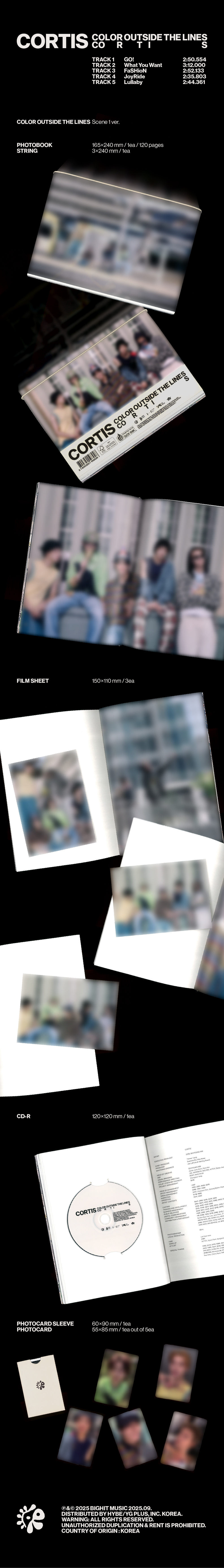 K-POP・アジア CORTIS [COLOR OUTSIDE THE LINES Vinyl] CORTIS - The 1st EP [COLOR OUTSIDE THE LINES] (Vinyl